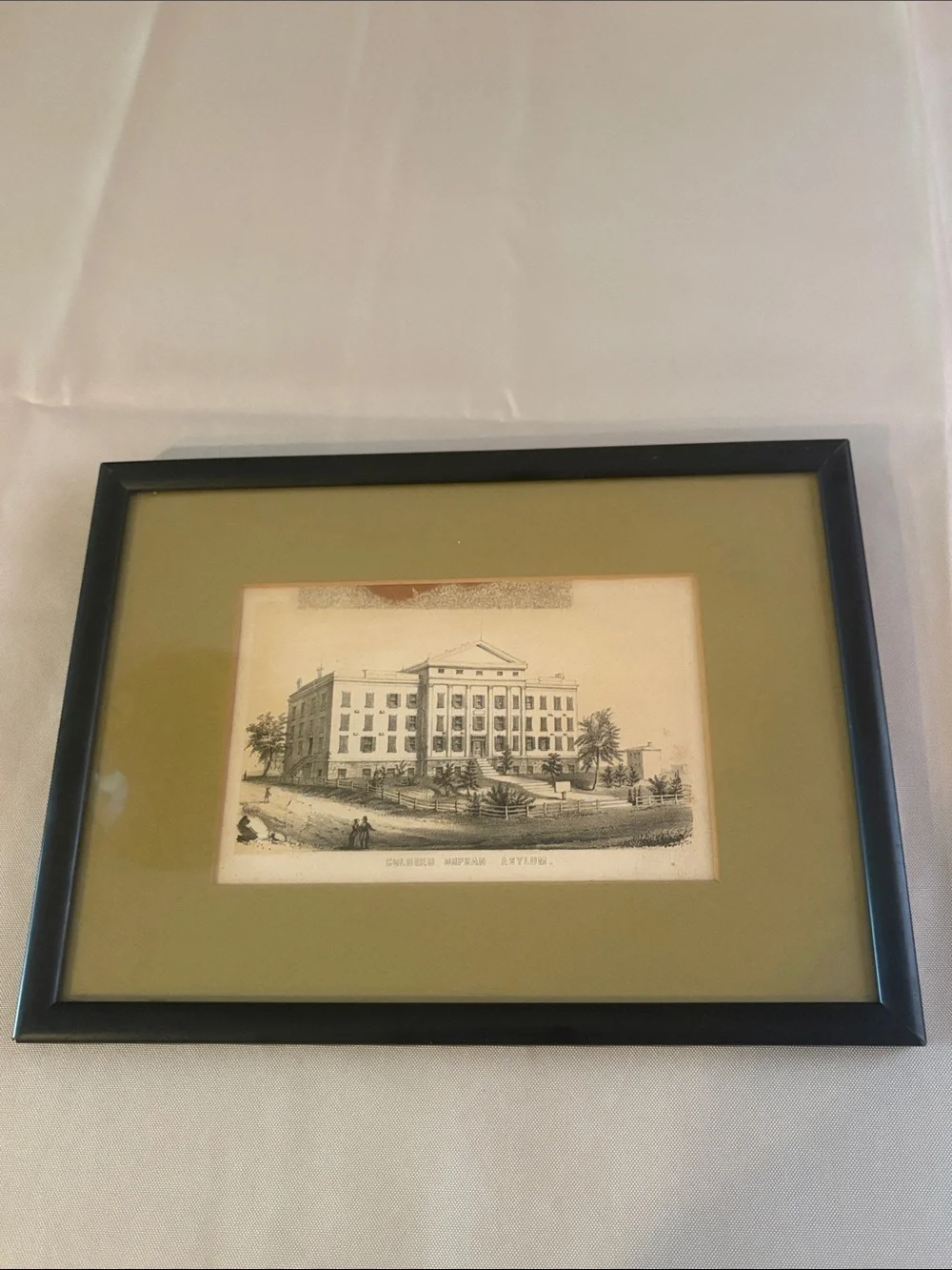 Framed Vintage Orphan Asylum Print MS6